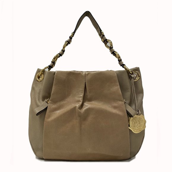 Vince Camuto Tan Leather Satchel Bag